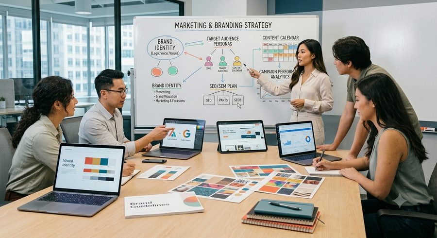 Marketing and branding services