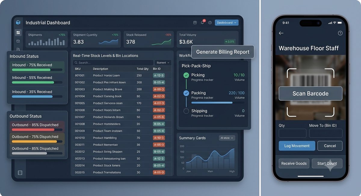 Custom software product interface