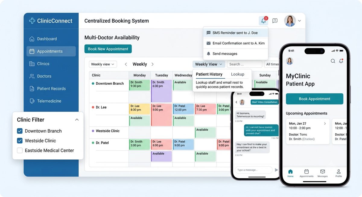 Business platform dashboard
