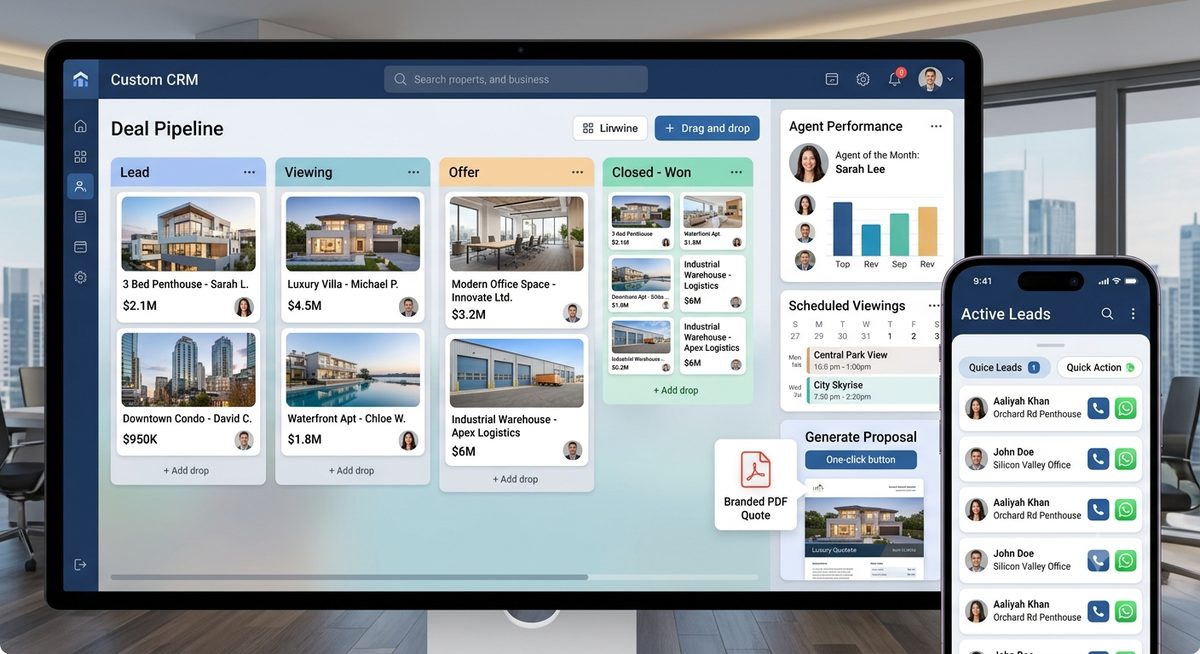 SaaS application interface