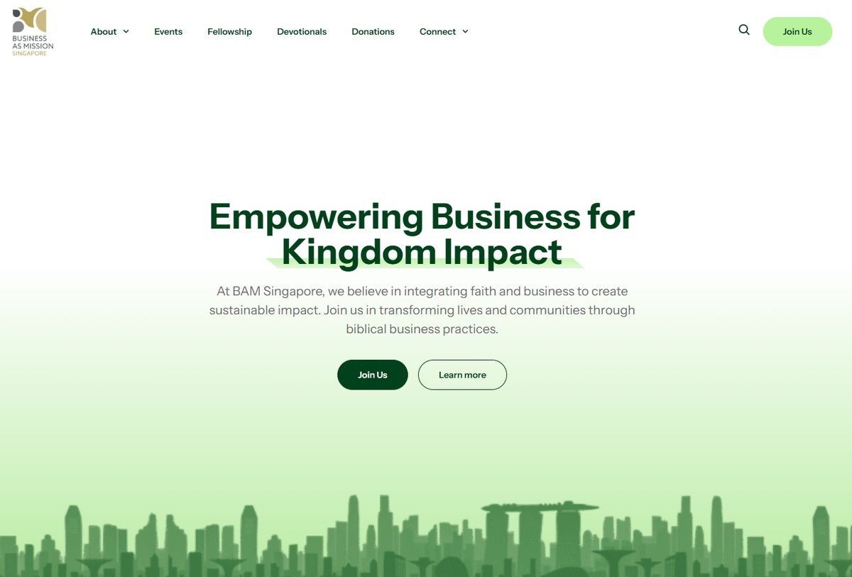 BAM Singapore corporate website